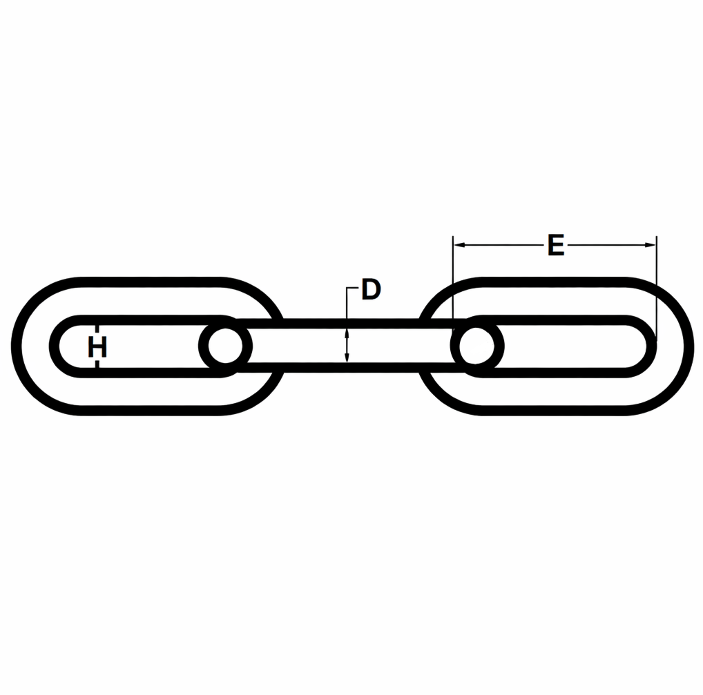 Stainless Steel Long Link Chain DIN 763 | Wire Rope Shop
