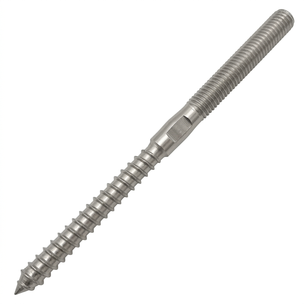 M6 Stainless Steel Dual Twin Threaded Screw Metric and Woodscrew | Wire ...