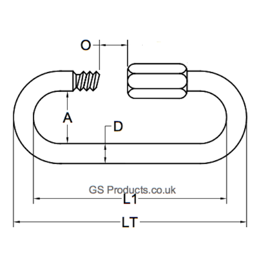 Stainless Steel Split Link 5mm 316 Grade Stainless Steel - Chain Quick Repair Link Split Connecting Link - Foto 6
