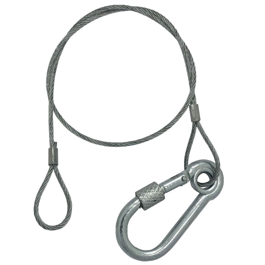 500mm Rope 3mm x 500mm Galvanised Steel Safety Wire | Wire Rope Shop