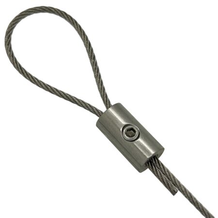 1.5mm stainless steel wire rope loop clamp 
