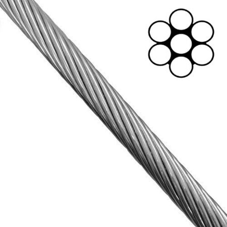 1x7 Stainless Steel Wire Rope Per Meter