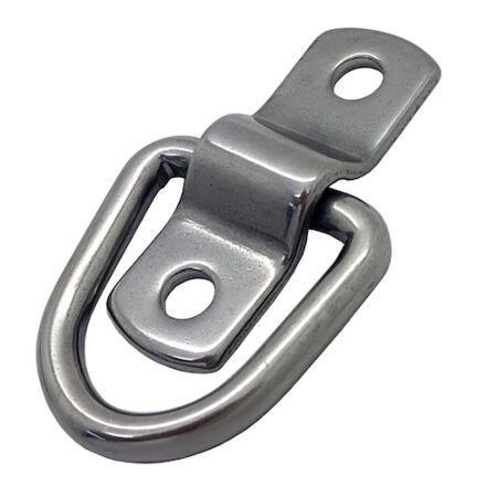 Stainless Steel Lashing Ring on Plate 8mm