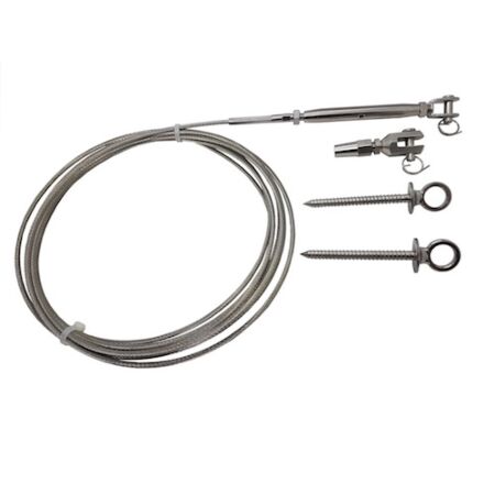 Stainless Steel Wire Rope Balustrade DIY Swageless Self Assembly Runs