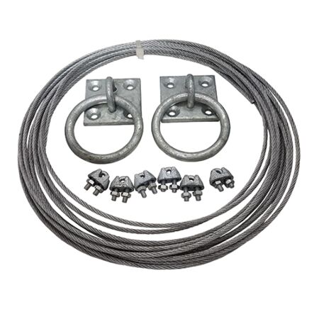 Galvanised Steel Wire Rope Catenary Kit 6