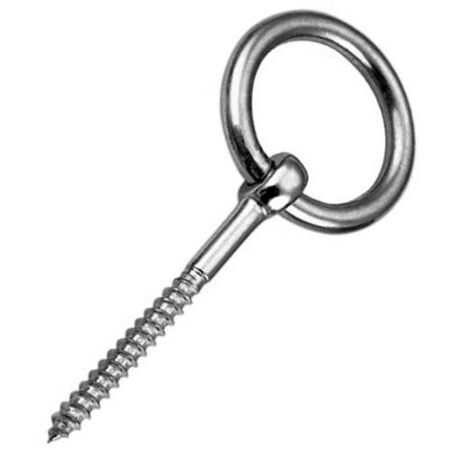 STAINLESS STEEL WOOD SCREW LAG THREAD RING BOLTS