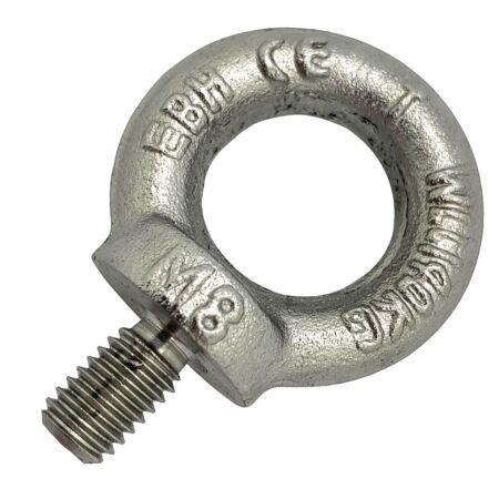 Test stainless steel lifting eye bolt 