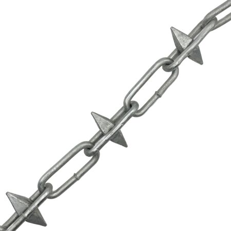 Galvanised Steel Spiked Chain 