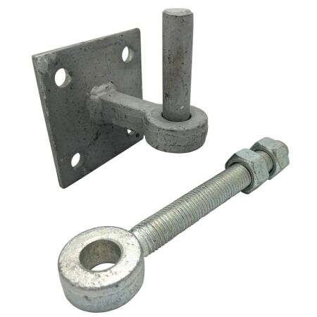 Field gate hook eye bolt set 