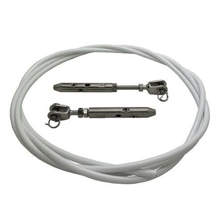 Guard Rails Of Ship Custom Made Yacht Boat Guard Rails | Boat safety wires PVC coated