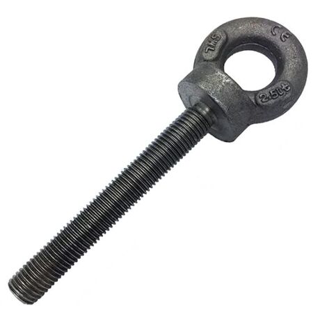 Self Colour Long Shank Collared Eyebolts BS 4278