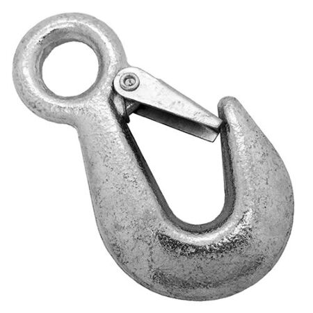 Bright Zinc Plated  Commercial Grade Safety Hook with Spring Loaded Catch