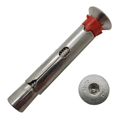 Stainless Steel Countersunk Sleeve Anchors 8mm 10mm 12mm | GS Products