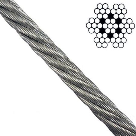 7x7 stainless steel wire rope 