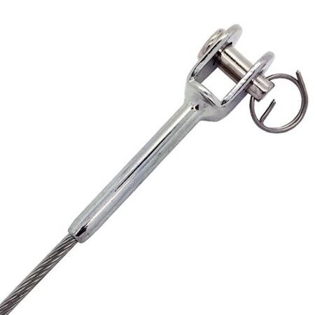 swage jaw terminal for steel wire rope 