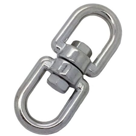 eye and eye stainless steel swivel, marine grade 