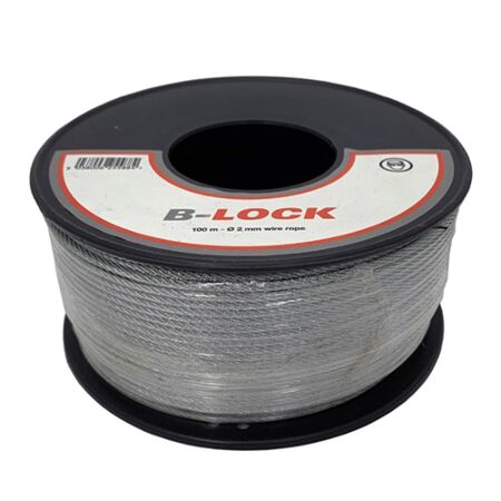 Gripple B-Lock Galvanised Steel Wire Rope Reel 1.5mm 2mm 2.5mm