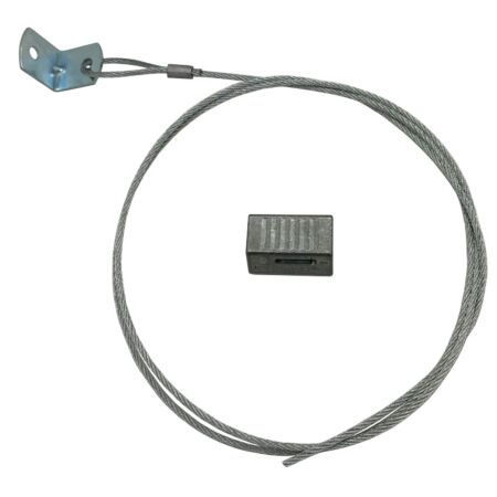 Steel Wire Hanging Loop System with Bracket with Zip-Clip