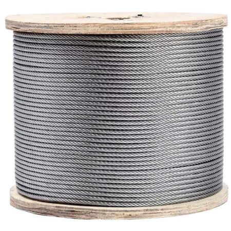 250 meter value reels of 1x19 strand wire rope 