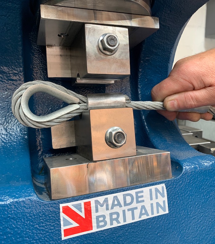 Wire rope rigging swaging service Custom made wire ropes